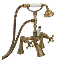 Tre Mercati Allora Bath Shower Mixer Tap & Kit (Bronze).