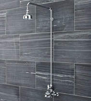 Ultra Showers Traditional Exposed Thermostatic Shower Valve & Riser Kit.