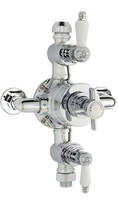 Ultra Showers Triple Exposed Thermostatic Shower Valve (Chrome).