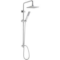 Component Telescopic Shower Kit 2 With Diverter (Chrome).