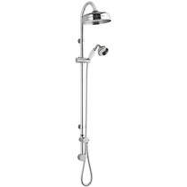 Component Traditional Rigid Riser Shower Kit With Concealed Elbow (Chrome).