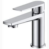 Nuie Bailey Mini Basin Mixer Tap With Push Button Waste (Chrome).