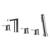 Nuie Binsey 5 Hole Bath Shower Mixer Tap (Chrome).