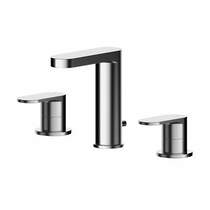Nuie Binsey 3 Hole Basin Mixer Tap With Waste (Chrome).