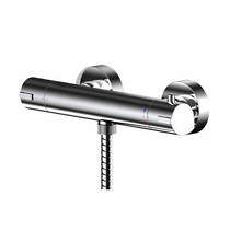 Nuie Binsey Thermostatic Bar Shower Valve (1 Outlet, Chrome).