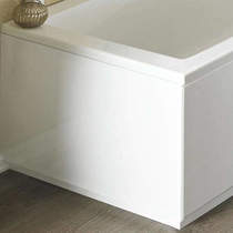 Crown Bath Panels End Bath Panel (High Gloss White, 700mm).
