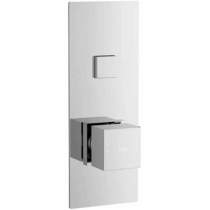 hudson Reed Ignite Push Button Shower Valve With Square Handle (1 Outlet).