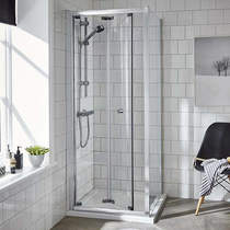 Premier Enclosures Shower Enclosure With Bi-Fold Door (800x760mm).