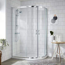 Nuie Enclosures Offset Quadrant Shower Enclosure (RH, 1200x800).