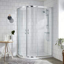 Nuie Enclosures Offset Quadrant Shower Enclosure (LH, 1200x900).