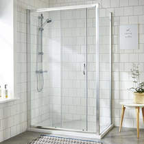 Premier Enclosures Shower Enclosure With Sliding Door (1000x700mm).