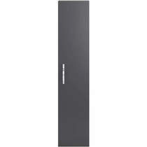 HR Apollo Compact Wall Hung Tall Storage Unit (300mm, Grey).