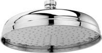 Component traditional 12" apron shower head (300mm, chrome).