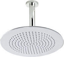 Component Round Shower Head With Ceiling Mounting Arm (300mm).