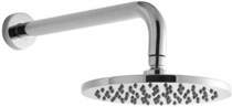 Component Round Shower Head With Arm (200mm, Chrome).