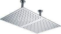 Component rectangular shower head (stainless steel). 600x400mm.