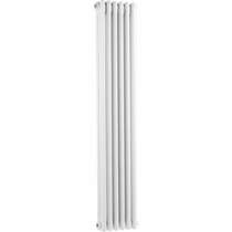 Hudson Reed Colosseum 3 Column Vertical Radiator (White). 291x1500mm.