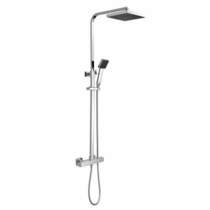 Nuie Showers Thermostatic Bar Shower Valve With Kit (Chrome).