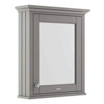 Old London Furniture Mirror Bathroom Cabinet 600mm (Storm Grey).