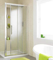 Nuie Enclosures Apex Sliding Shower Door With 8mm Glass (1100mm).