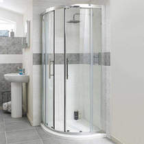 Nuie Enclosures Apex Quadrant Shower Enclosure With 8mm Glass (800mm).