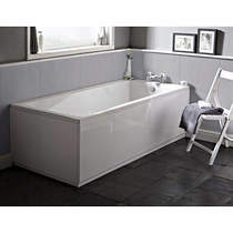 Crown Baths Linton Single Ended Acrylic Bath & Panels. 1500x700mm.