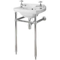 Old London Richmond Traditional Washstand 745x465x368mm (Chrome).