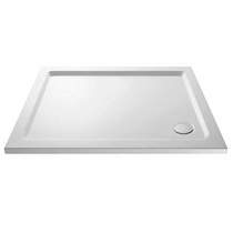 Crown trays rectangular shower tray 1200x1000mm (gloss white).