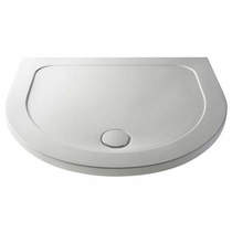 Crown Trays D Shape Shower Tray 1050x925mm.