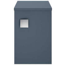 HR sarenna wall hung side storage unit (300mm, mineral blue).