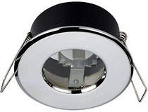 Hudson Reed Lighting 1 x Designer Shower Spot Light Fitting (Chrome, 240V).