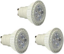 Hudson Reed LED Lamps 3 x GU10 5W High Output LED Lamp (Cool White).