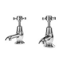Nuie Selby Basin Taps (Pair, Chrome).