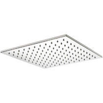 Premier Showers Square Shower Head (400x400mm, Stainless Steel).