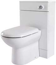 Premier eden back to wall wc unit (white). 500x800mm.