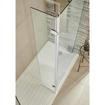 Premier Wetrooms Hinged Glass Screen 300x1850mm.