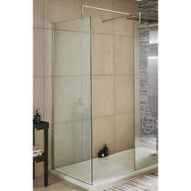 Premier Wetrooms Wetroom Glass Screen With Support Bracket (700mm).