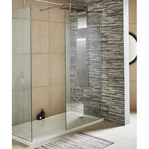 Premier Wetrooms Wetroom Glass Screen With Support Bracket (1200mm).
