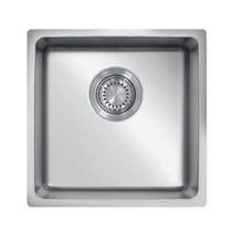 UKINOX Micro Flush Mount Kitchen Sink (400/400mm, S Steel).