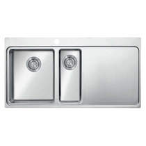 UKINOX Micro Flush Mount Kitchen Sink (1000/510mm, S Steel, LH).