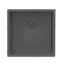 UKINOX ColorX Flush Mount Kitchen Sink (440/440mm, Black).