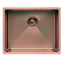 UKINOX ColorX Inset Slim Top Kitchen Sink (550/450mm, Rose Gold).