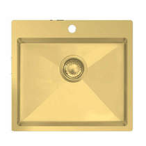 UKINOX ColorX Inset Kitchen Sink (550/505mm, Gold).