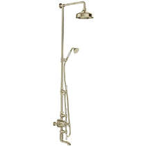 Vado Axbridge Thermostatic Shower Column With 3 Outlets (Bright Nickel).
