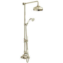 Vado Axbridge Thermostatic Shower Column With 2 Outlets (Bright Nickel).