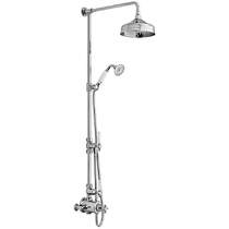 Vado Axbridge Thermostatic Shower Column With 2 Outlets (Chrome).