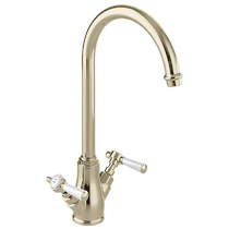 Vado Axbridge Kitchen Mixer Tap With Lever Handles (Bright Nickel).