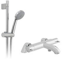 Vado Shower Packs Thermostatic BSM Tap & Slide Rail Kit (Chrome).