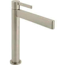 Vado Edit Tall Basin Mixer Tap (Brushed Nickel).