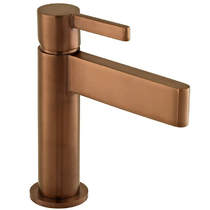 Vado Edit Mono Basin Mixer Tap (Brushed Bronze).
